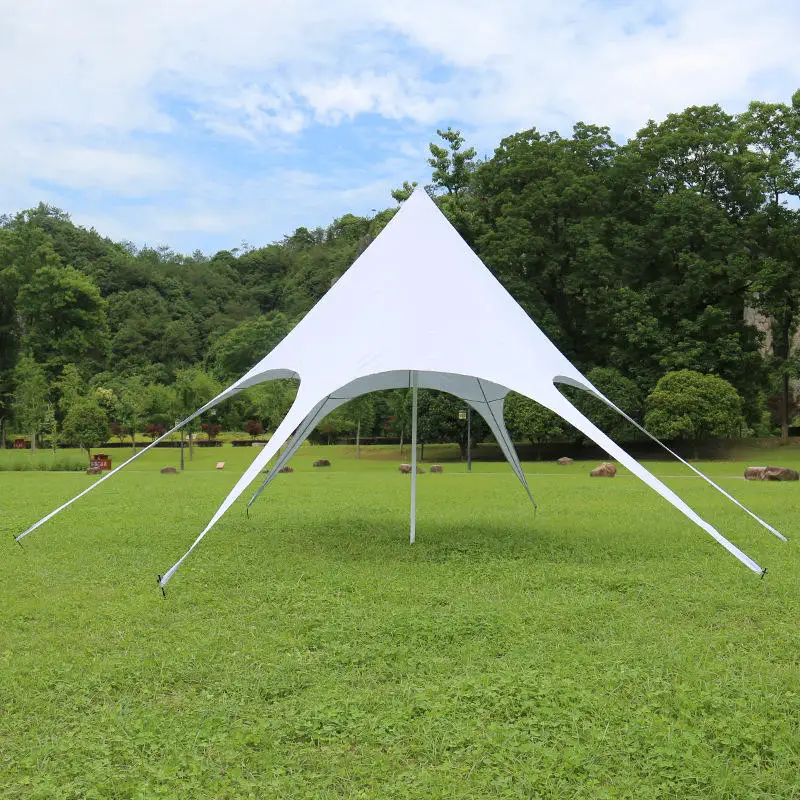 UV Resistant White Marquee Custom Single Top Star Shelter Event Tent Camping Beach Star Tent For Outdoor Events