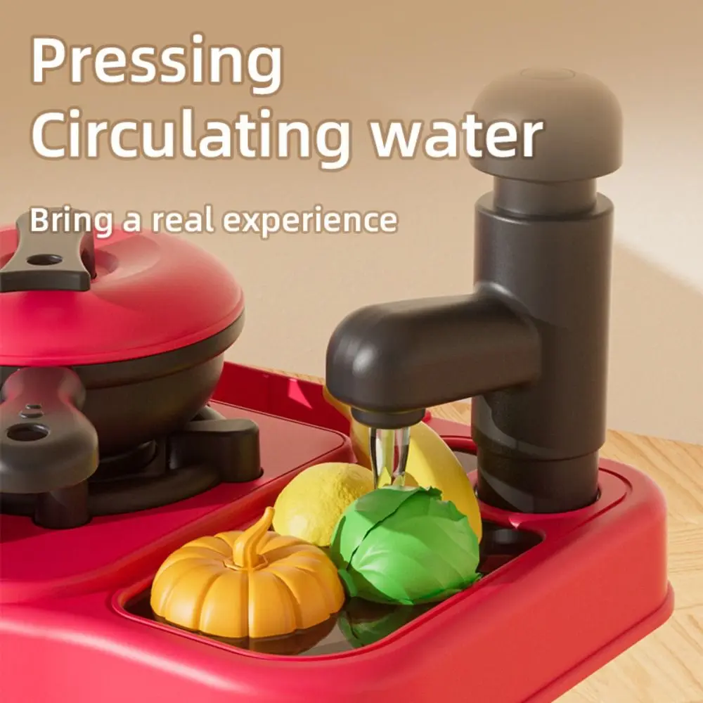 Creative Simulation Kitchen Play Toys DIY Colorful Pretend Cooking Reusable Educational Imitation Cooking Toys Set