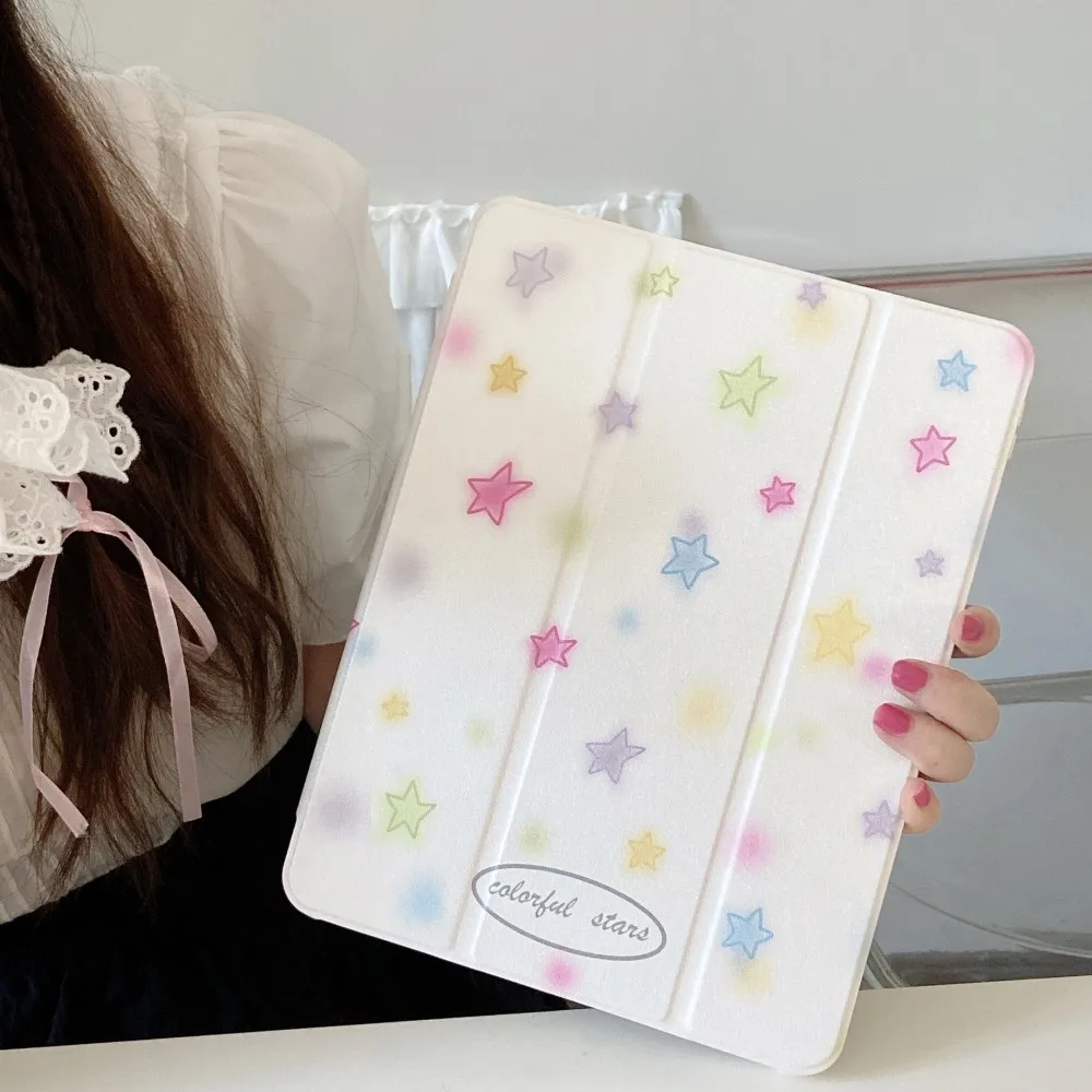 Shiny Stars Tablet Case com Slot para Caneta para Apple Ipad Bonito Ipad 10th 7th 8th Pro Generation 12.9 11 9.7 Mini ar 4 - Imagem 6