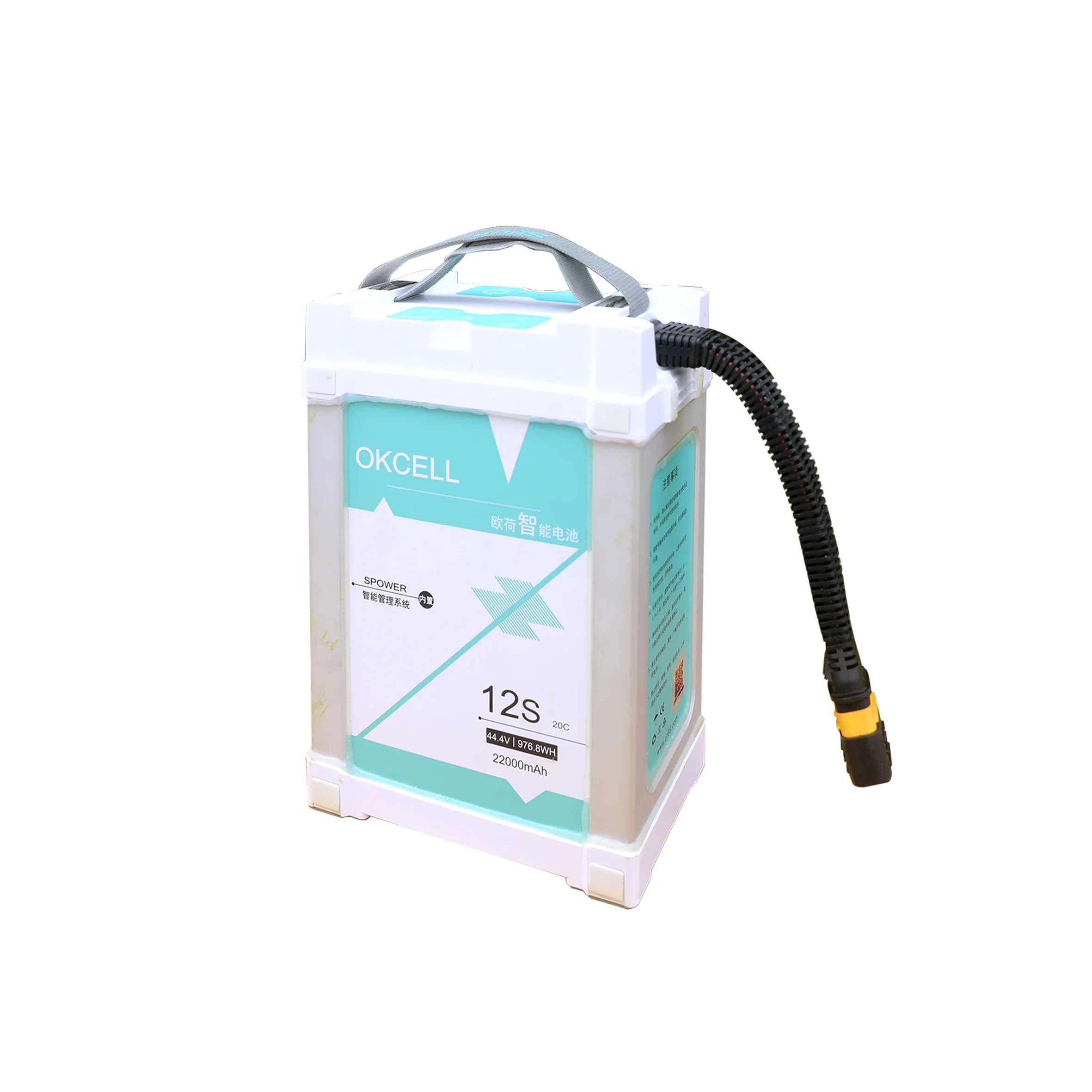 

OKCELL rechargeable 44.4v 12S 22000mah LiPo smart battery for drone agriculture sprayer Lipo Battery Agricultural UAV Lithium