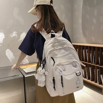 Nuovo Zaino Grande alla Moda per Studentesse, Borsa Scolastica per Ragazze, Zaino Femminile di Grande Capacità, Carino Zaino da Viaggio per il Tempo Libero