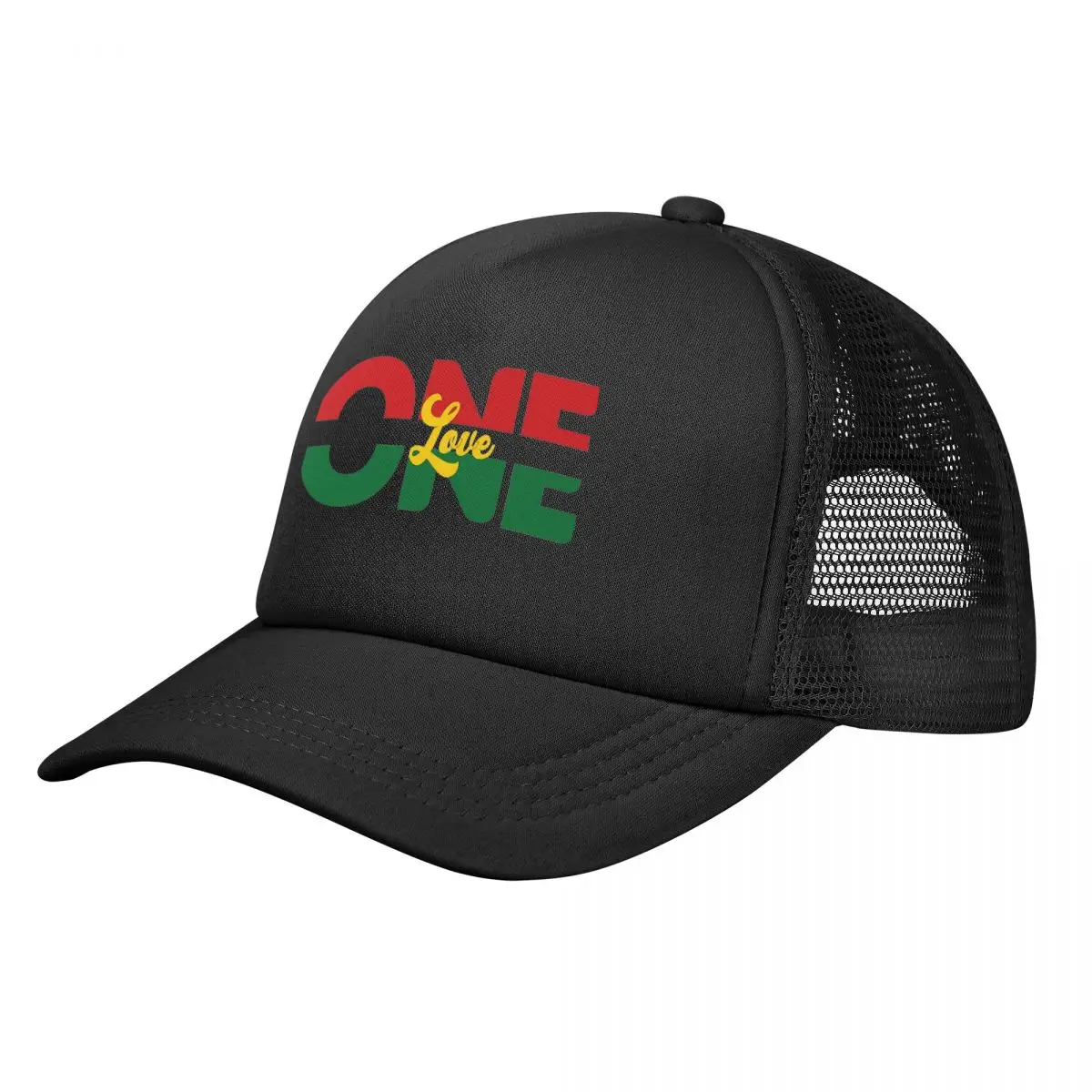 Giamaica Music Mesh Berretto Da Baseball Uomo Donna Outdoor Cappelli Da Sole Bob Marley Ajax Hat Cappellini Snapback Regolabili Cappelli Da Camionista