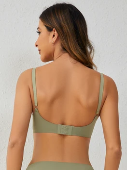 Front Open Nursing Bra Maternity Jelly Gel Laser Cutting Seamless Underwear Ultra Thin Breastfeeding Bra For Pregnant Women 2