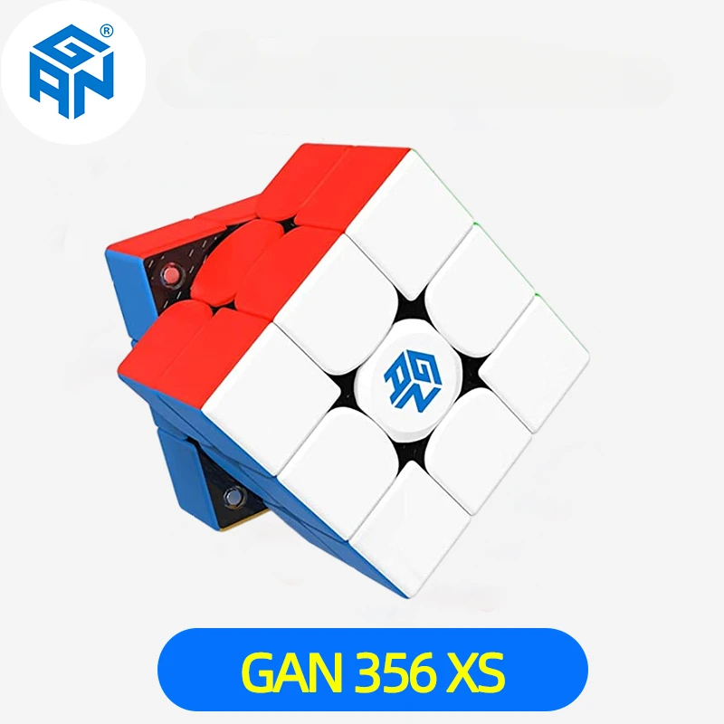 GAN 356XS Gan Cube 3x3 Magnetic Speed Cube Stickerless GAN 356xs Speedcube 3x3x3 Professional Magic Cube Puzzle Toys Cubo Magico qiyi cheap sail w 3x3 professional magic cube speedcube puzzles 3x3x3 cubos educational cube puzzle toys for children toys