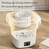 Electric Portable Mini Folding Washing Machine Baby Clothes Underwear Washing Machine And Dryer 6