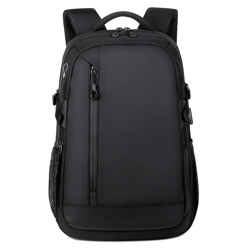 

Fashion Travel 15.6inch Laptop Bags for Men Large Capacity Leather Film Backpack Waterproof Breathable Backpack Schoolbag