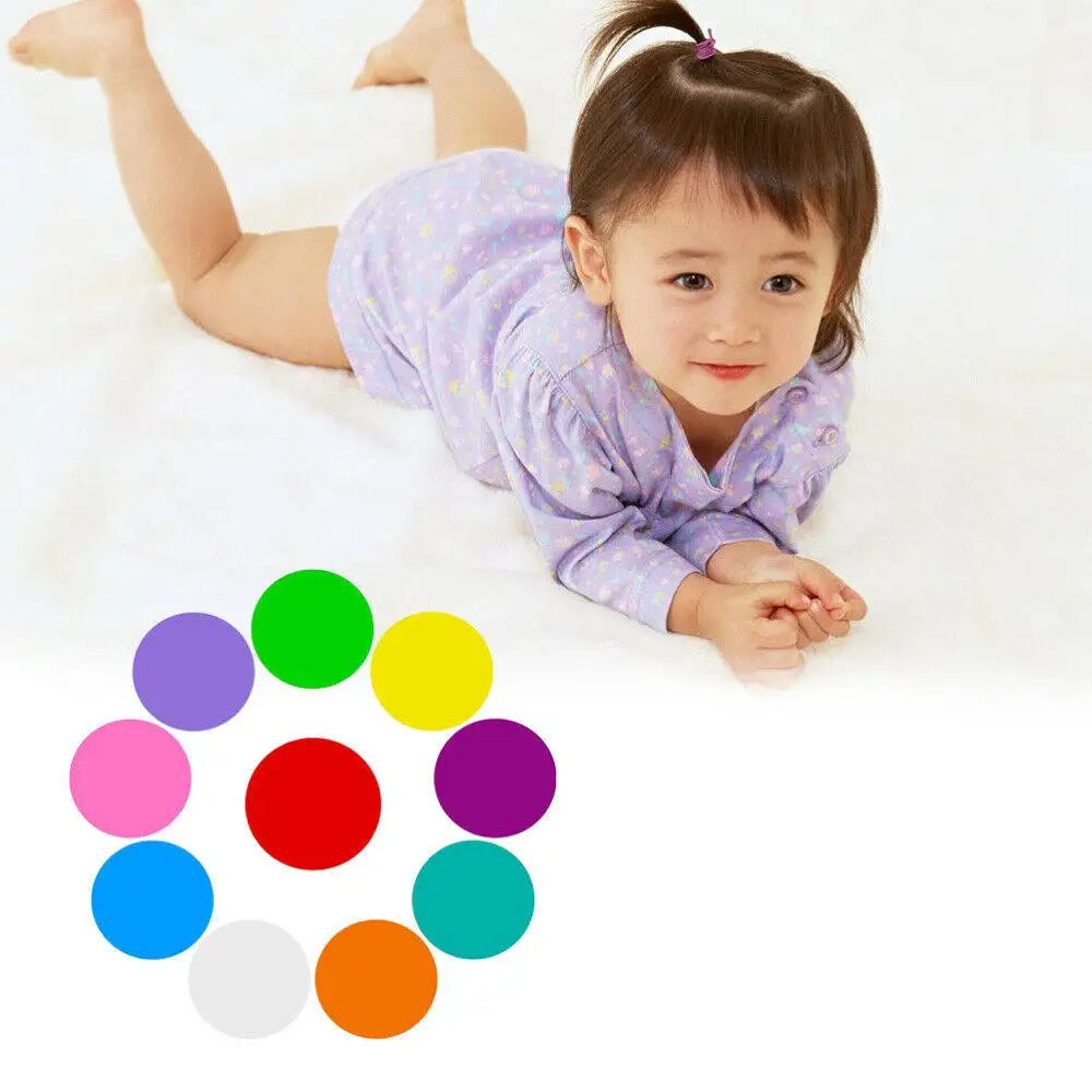 10pcs 드라이 지우기 도트 데칼 화이트보드 어린이를 위한 안전한 재사용 가능한 교실 교육 진행 상황 추적기 이동식 비닐