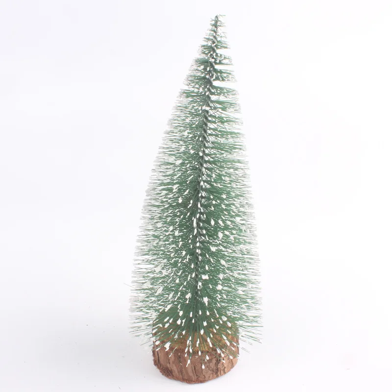 Mini Christmas Tree Desktop Decoration DIY Pine Needle Christmas Decorations Tinted White Cedar Small Tree