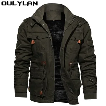 Cotton Medium Long Men Work Coats 1
