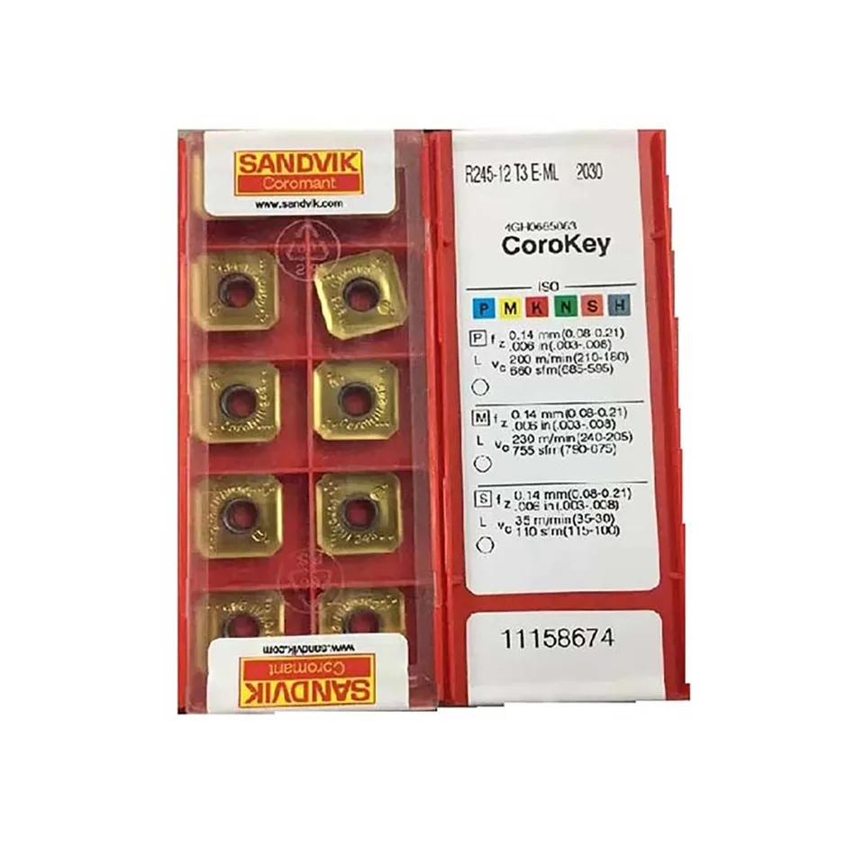 Sandvik Coromant 100% Original R245 R24512t3e Ml 2030 12t3e Sandvik Coromant 100% Original R245 R24512t3e Ml 2030 12t3e