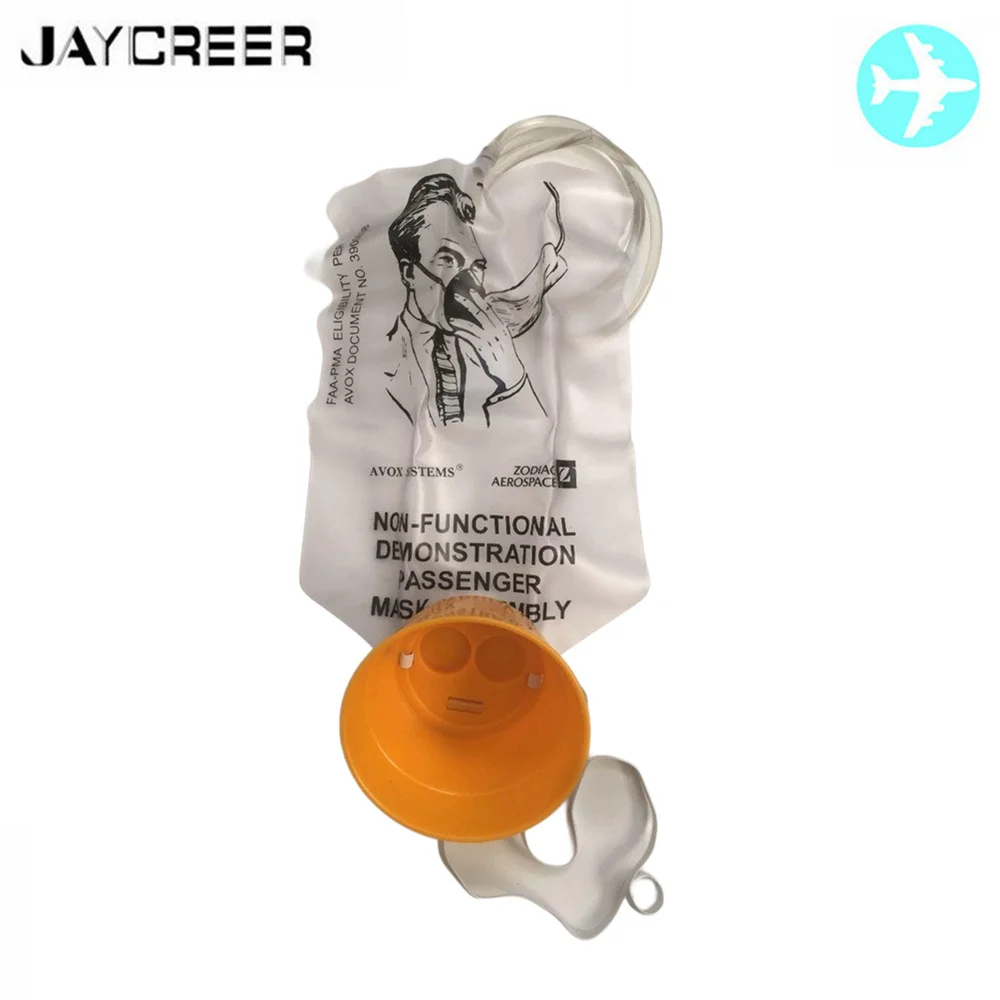 JayCreer agents de bord masque d'oxygène accessoires de démonstration