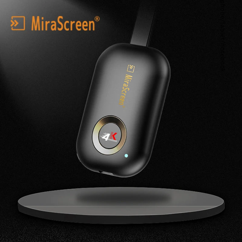 Mirascreen Wireless Hdmi Miracast Airplay Mirroring Receiver 4k Uhd