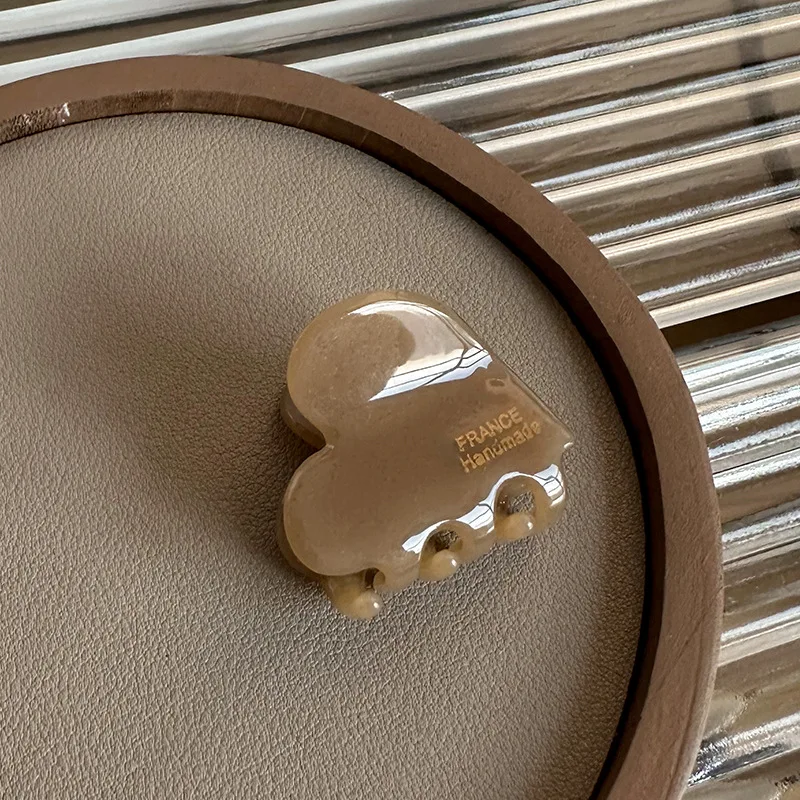 1/5 stücke Essigsäure Haar Klaue Kreative Herzförmige Haar Greifer Für Frauen Mädchen Exquisite Halb Gebunden Haar Clip haar Zubehör – Detail 9