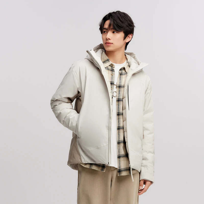 Semir Down Jacket Men Rainproof and Windproof Parka Winter New Warm Casual Outerwear