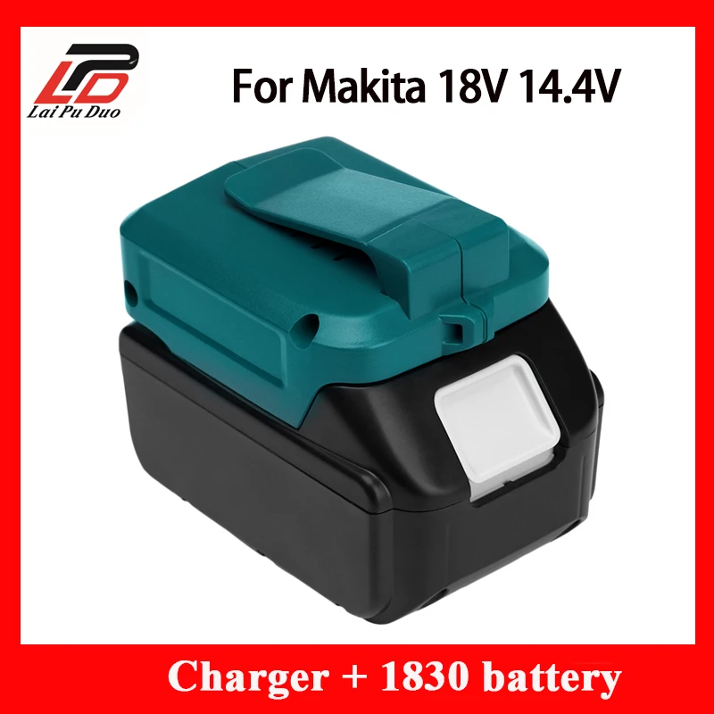 

Литий-ионные аккумуляторные батареи 18 в, 14,4 В, 3000 мАч, аккумулятор для электроинструмента Makita 194309-1 BL1830 LXT400 BL1815
