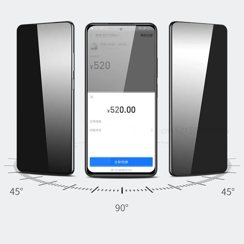 Pellicola Protettiva Privacy per Samsung Galaxy A37, Vetro Temperato Anti-spia per Samsung Galaxy A37 A57 A17, Pellicola Anti-sguardo per Telefono - immagine 2