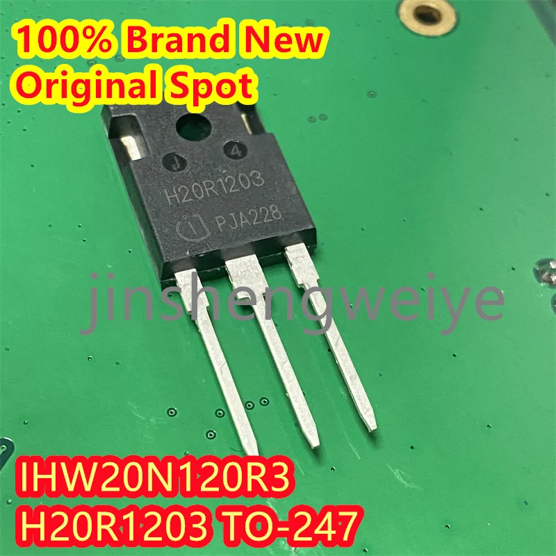 

3PCS Free Shipping H20R1203 IHW20N120R3 100% Brand New Imported TO-247 Induction IGBT Tube Now