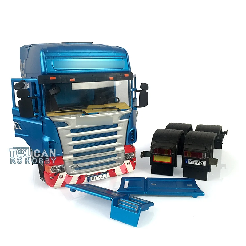 TOUCAN RC 3Axles Cabin Hightop Shell Outdoor Toys Boys Gift 1/14 RC Tractor Truck Remote Control Car TAMIYAYA THZH0907 5