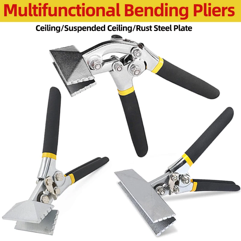SheetMetalBendingPliersMultifunctionalStraightHandleHandSeamer