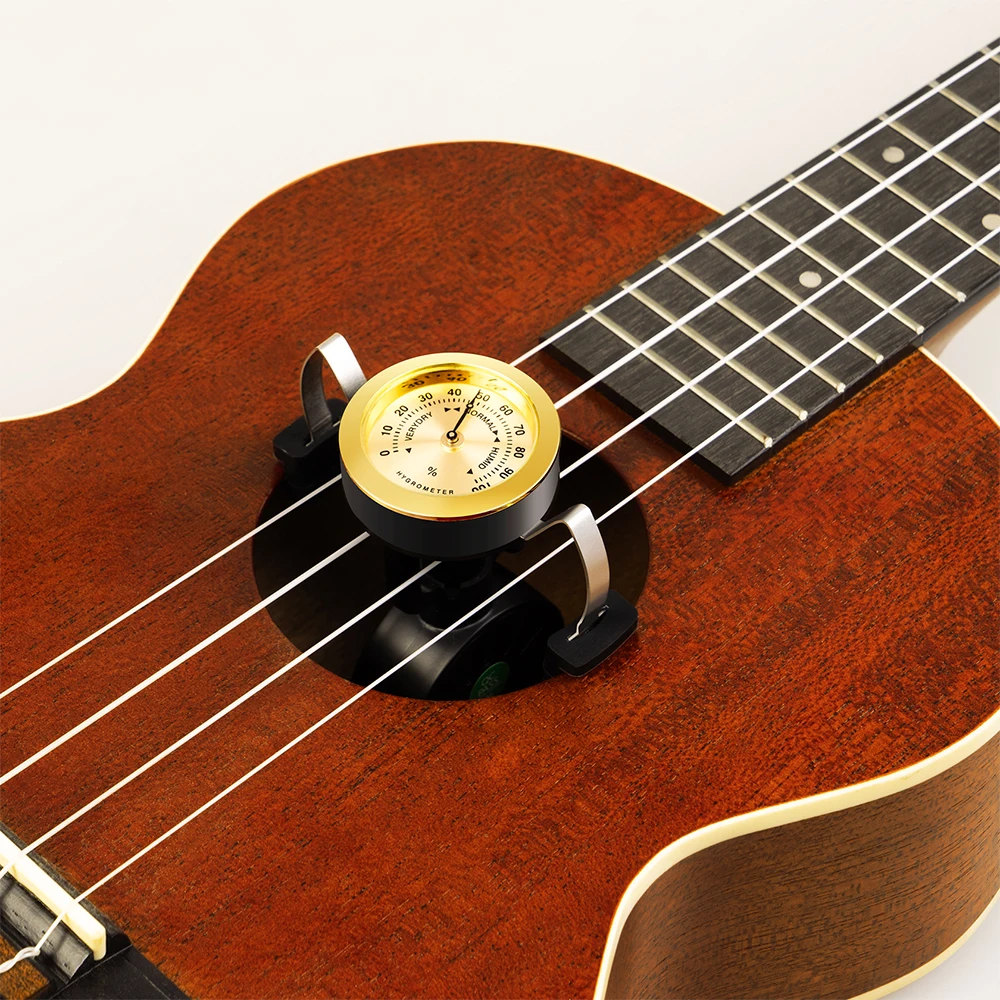 Guitto Series GHD-02 Ukulele Humidifier with Indicating Needle Humidiometer Real