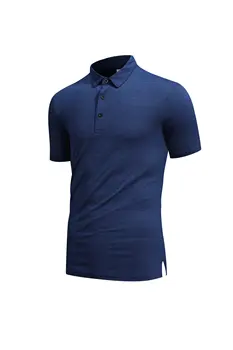 Spandex Quick Dry Men's Sports Fitness Polo T Shirt - Men's Fitness ...