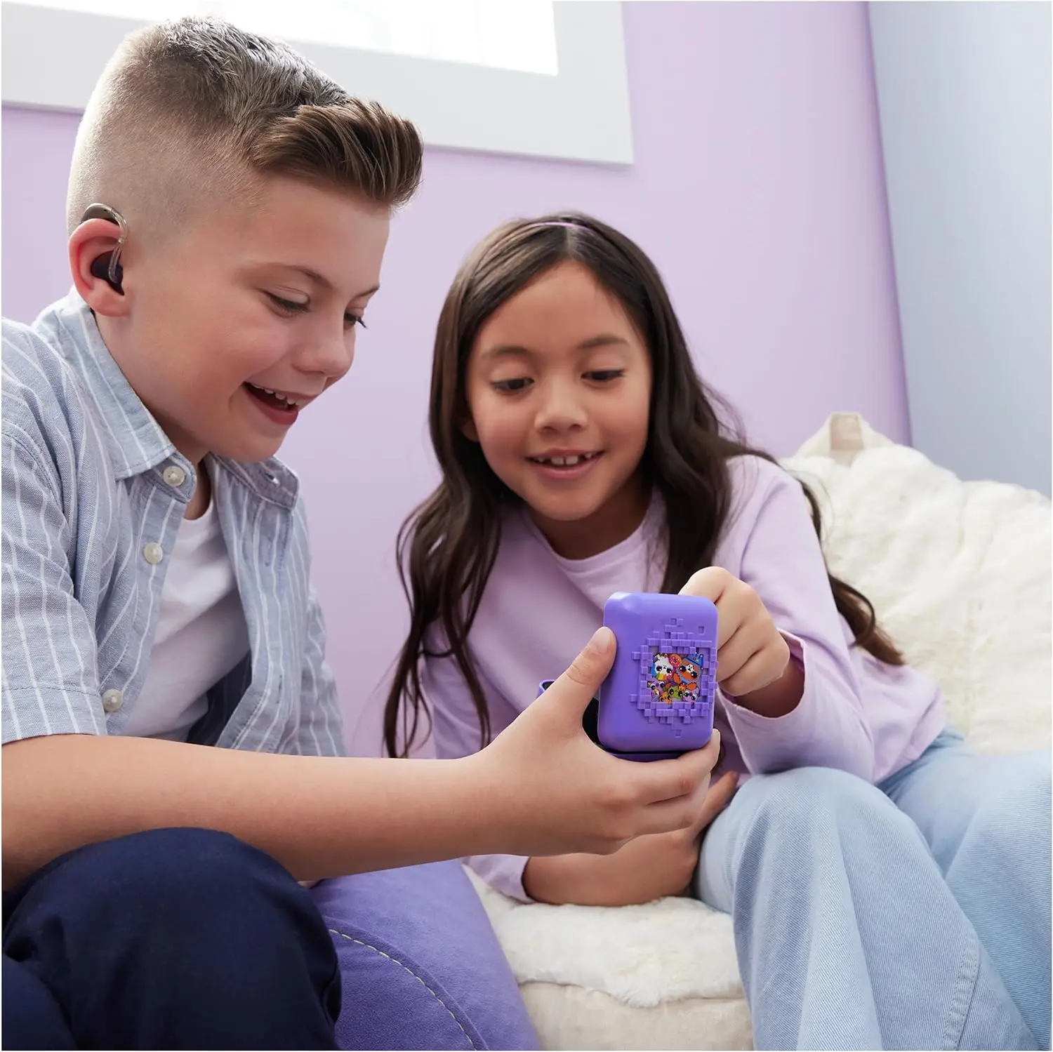 Interactive Toy Digital Pet with 15 Animals Inside, Virtual Electronic Pets React to Touch, Kids Toys for Girls and Boys