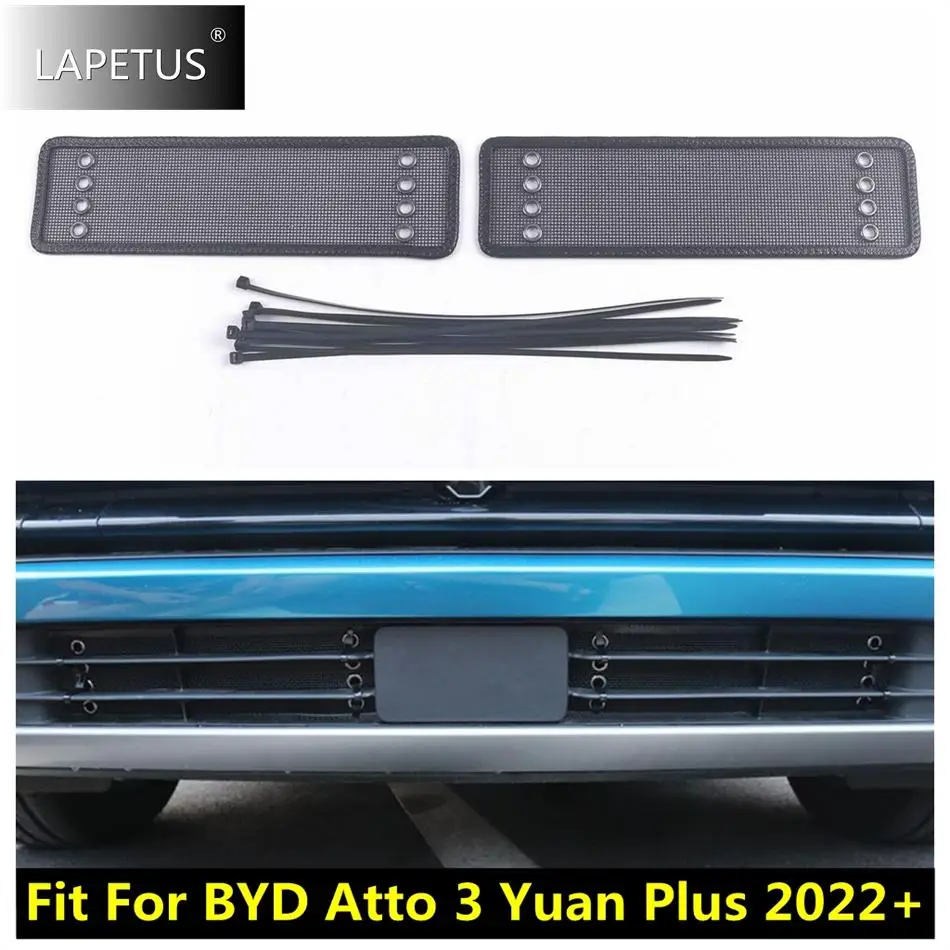

Front Grille Under Insert Net Car Insect Screening Mesh Protect For BYD Atto 3 Yuan Plus 2022 2023 Exterior Modified Accessories