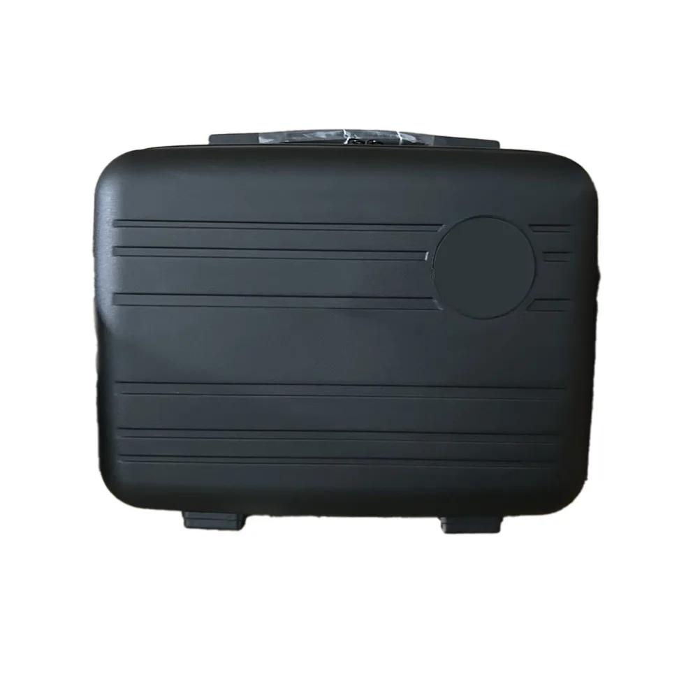 Compact Waterproof 15-Inch Travel Makeup Organizer with EVA Tray and Handle