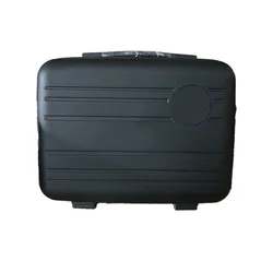 Compact Waterproof 15 - Inch Travel Makeup Organizer with EVA Tray and Handle for 15 inch (Black)