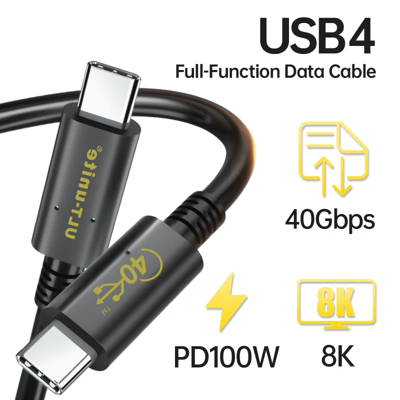 Tanio USB4 kabel 40 gb/s typu C kabel