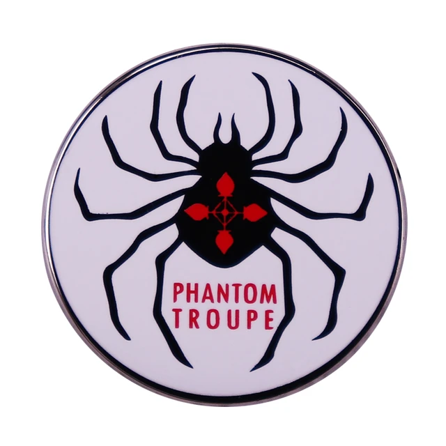 Hunter X Hunter Phantom Troupe Spider Logo Enamel Pin Japanese