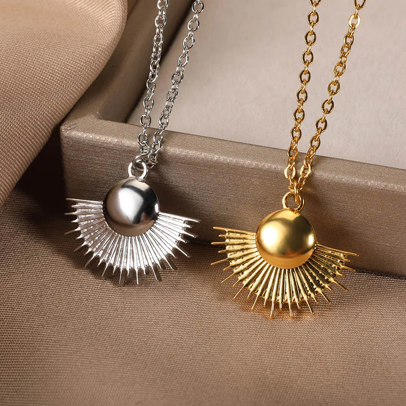 Boho Style Sun & Moon Necklaces