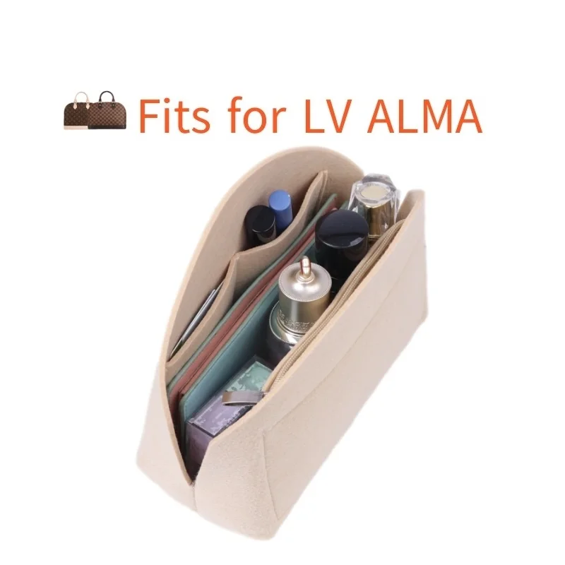 Per Alma Insert Bag Organizer Trucco Borsa Organizer Borsa Interna Portatile Cosmetic Shell Bag Organizer