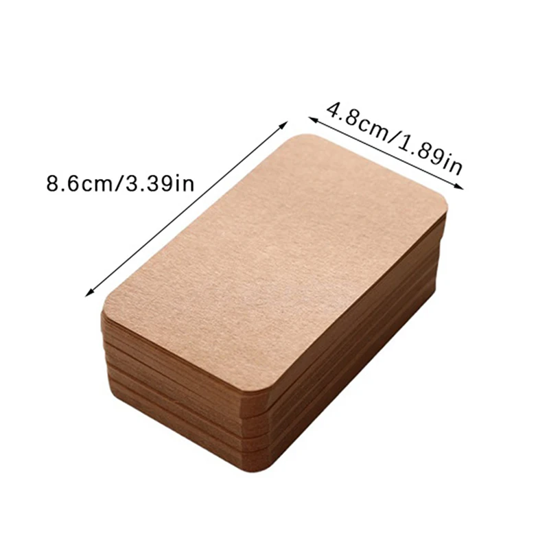 100 Fogli Carta Kraft A6 - 15x10cm Per Fai Da Te, Biglietti E Inviti | Cartoncino Naturale 300g/m² - Foto 9