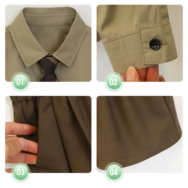 Boys 3-Piece Formal Suit Set 4