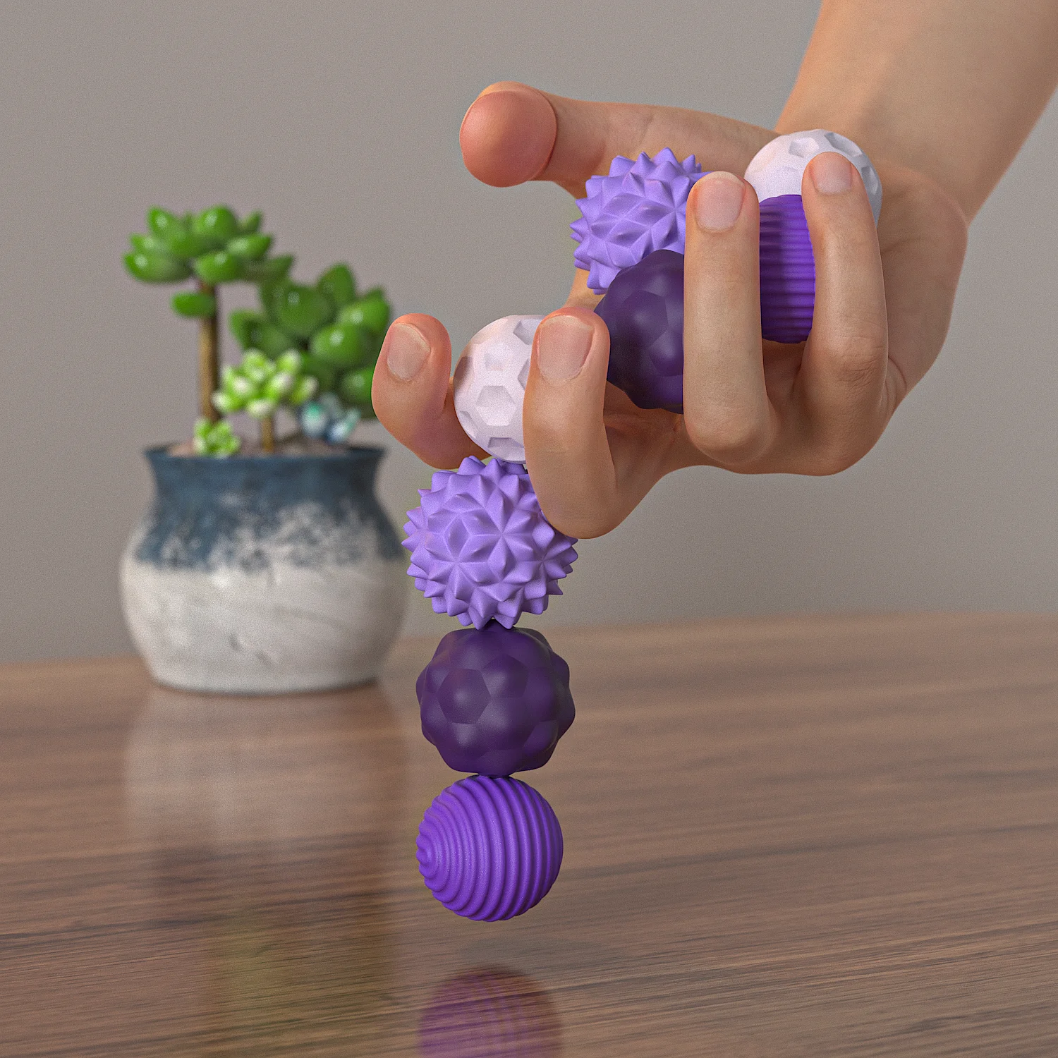 Silicone Magnetic Balls Fidget Toy For Stress Relief