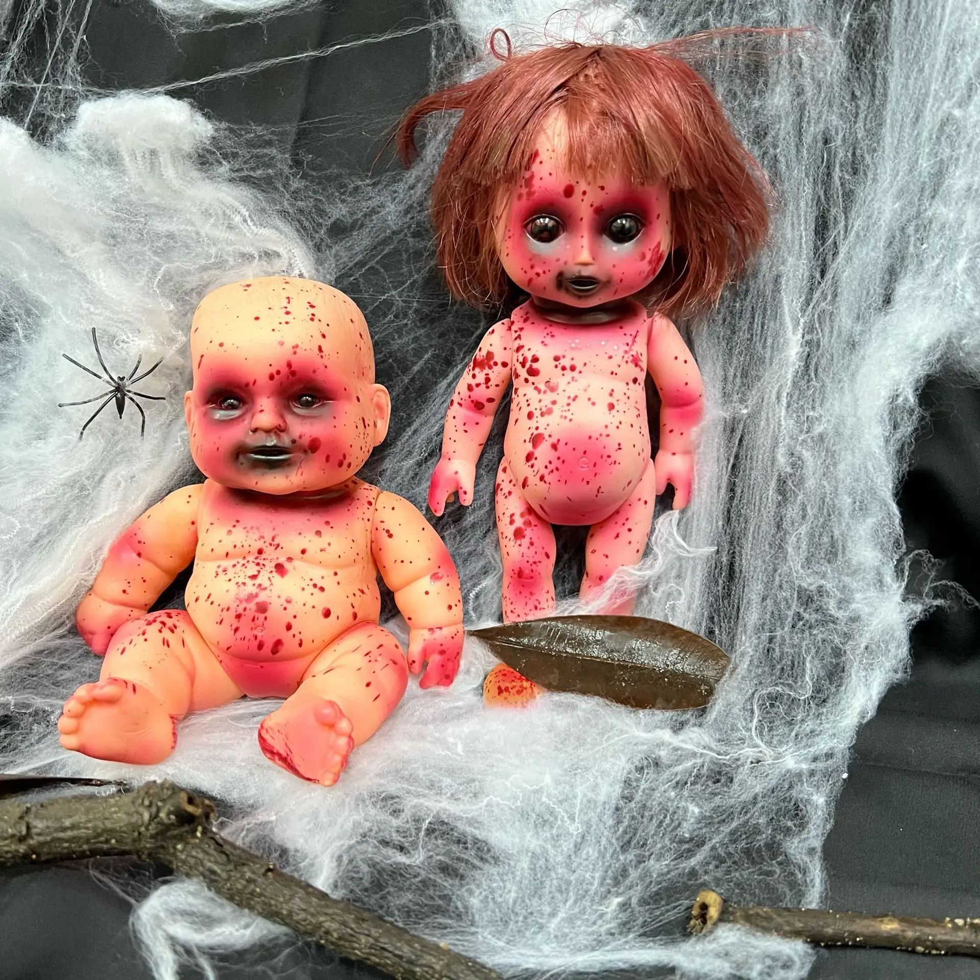 

Bloody Halloween Corpse Spooky Halloween Hanging Ghosts Scary Doll Halloween Decor Haunted House Decoration Horror Party Prop