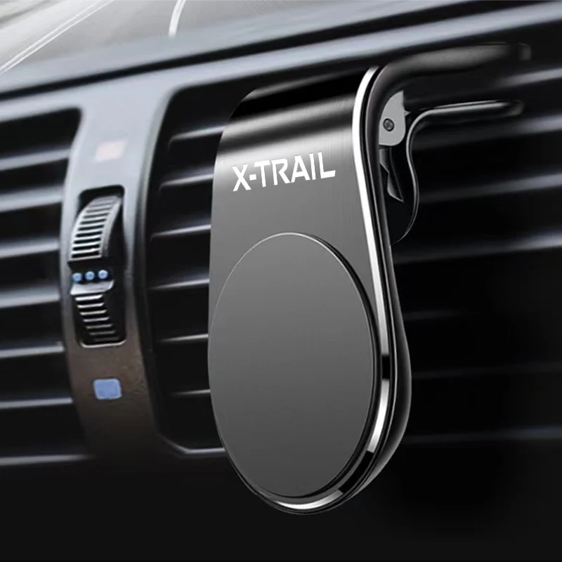 Air Vent Clip Mount Metal Magnetic Car Phone Holder Stand GPS Display Accessories for Nissan X-TRAIL XTRAIL T30 T31 T32 car mobile phone bracket