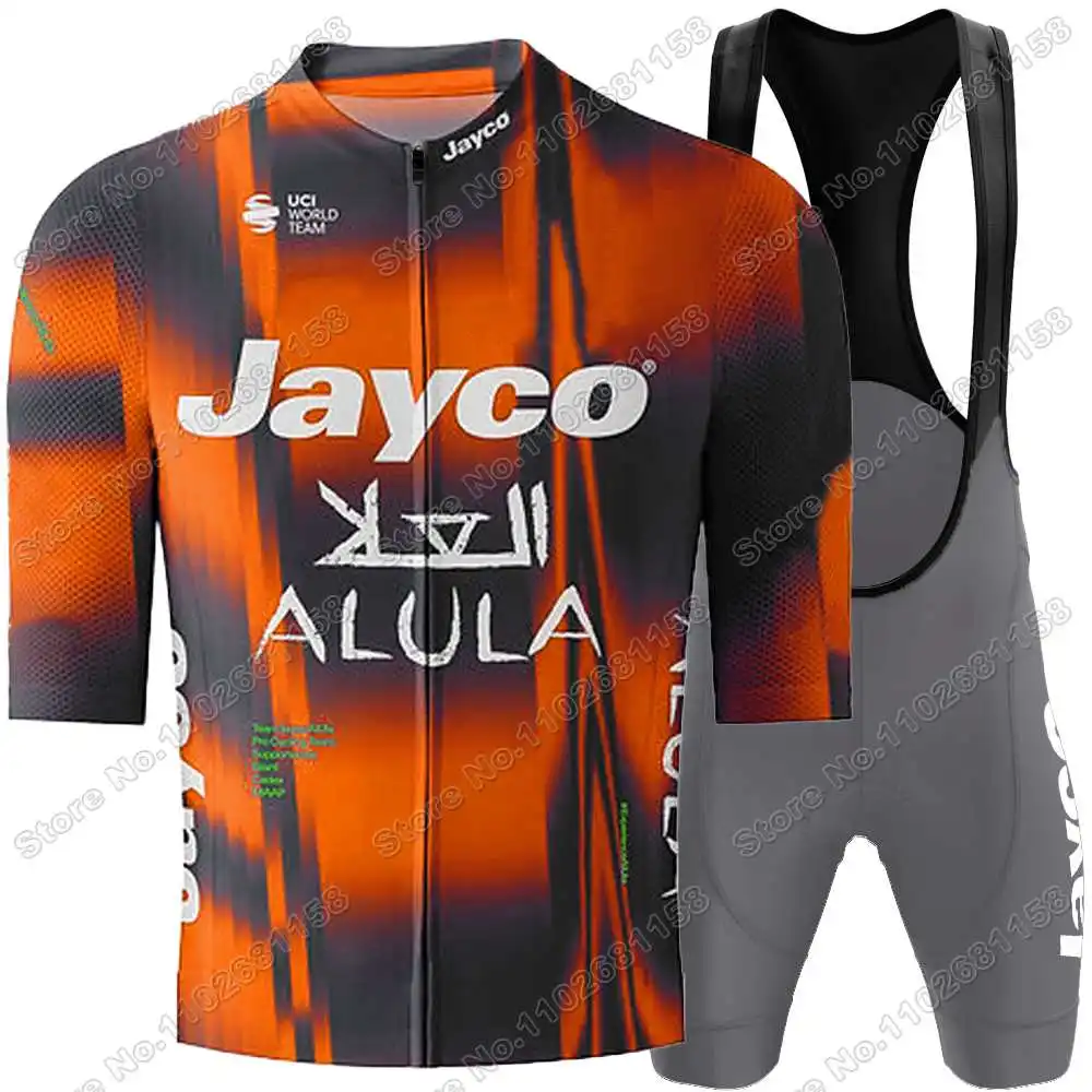 Team Jayco Alula Cycling Jersey Set Summer Cycling Clothing Men's Short Sleeve Kit Road Bike Shirts Suit Bicycle Bib Shorts cycling jersey set cycling suit cycling shirt cycling jersey