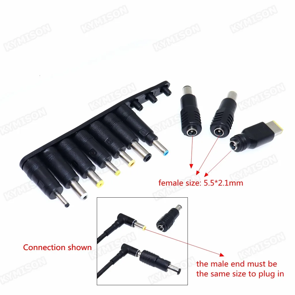 universal laptop charger jack cabo de carregamento para notebooks 01