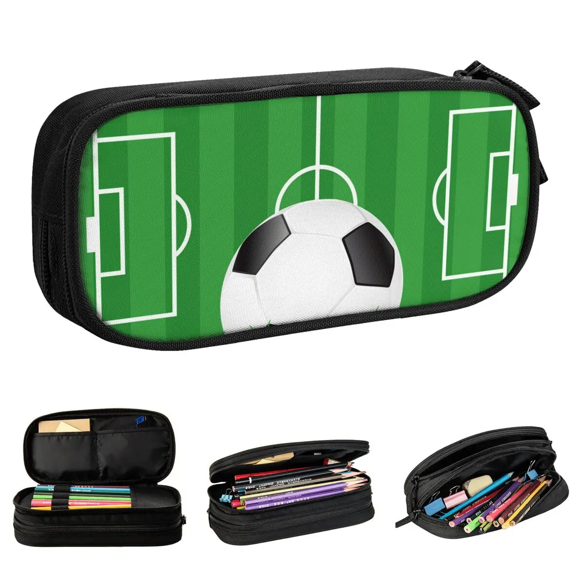CreativeSoccerFootballPencilCaseBallsSportsPencilcasesPen