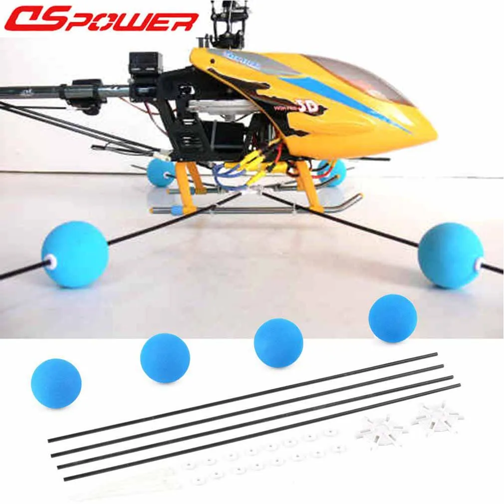 Landing Gear Training Gear Sponge Ball Kit Per Blade 400 Trex Align 500 450 Rc Helicopter Walkera Tamiya Wltoys