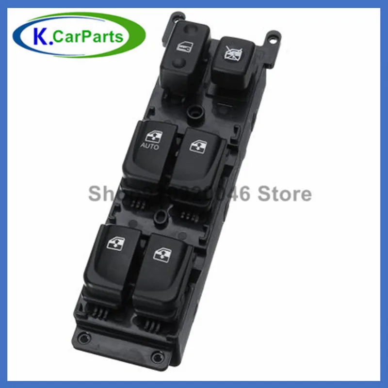 

Car Auto ABS Front Left Driver Side Electric Power Window Master Switch Button For Hyundai Sonata 2005 2006 2007 93570-3K010