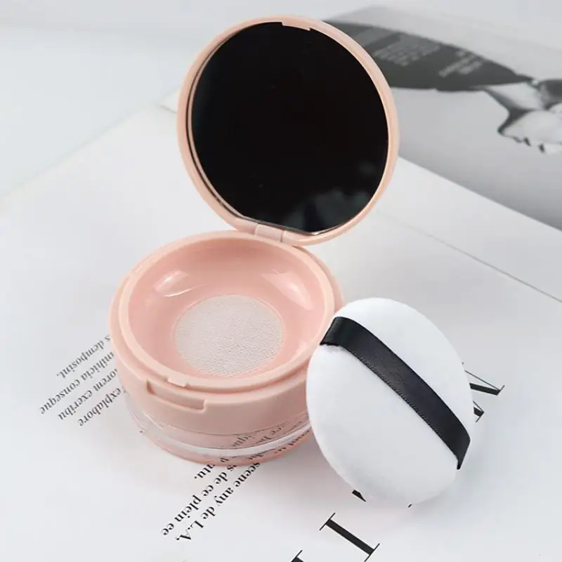Portable Travel Makeup Case with Mirror & Elastic Mesh