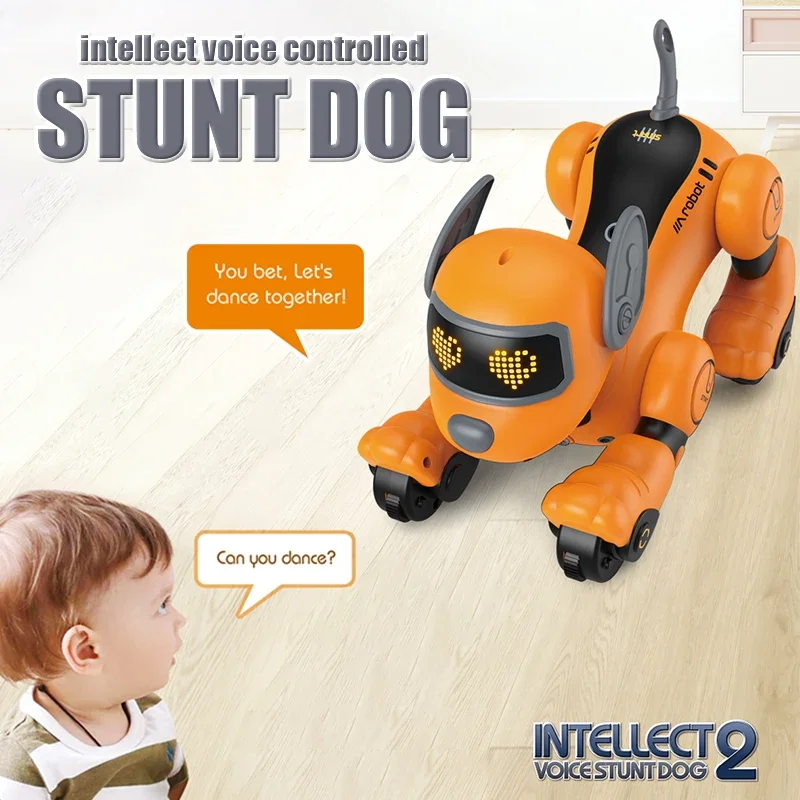 Rc Robot Smart Dog Intelligent Programming Touch Sensing Music Dance Singing Follow Walking Electric Pet Animals for Girl