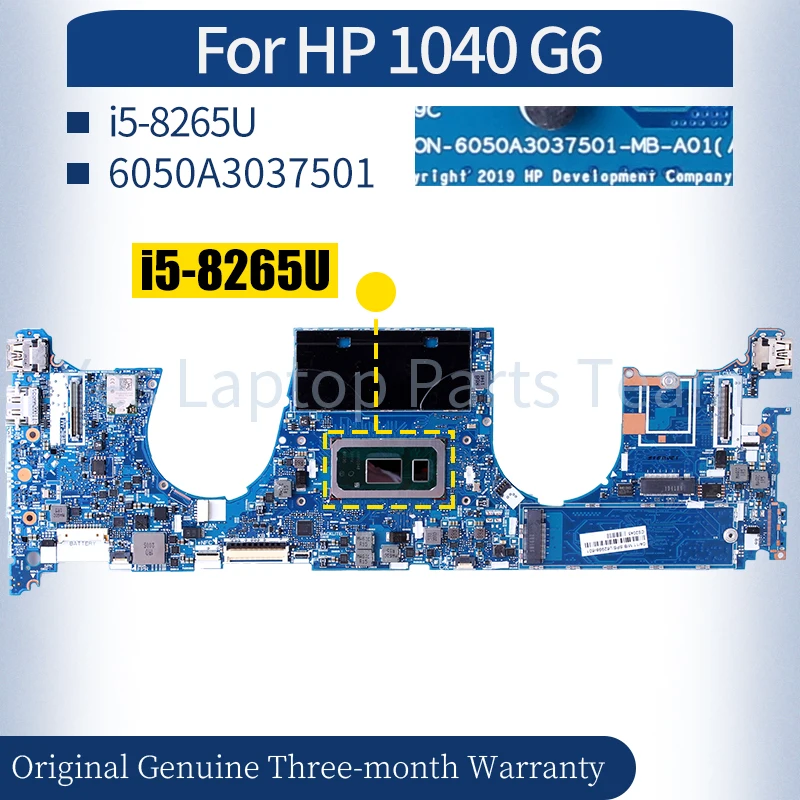 

6050A3037501 For HP 1040 G6 Laptop Mainboard L62998-601 L63000-601 i5-8265U Notebook Motherboard