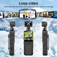 NEW 4K Ultra HD Action Mini Camera 180 Rotatable Vlog Wifi Sports Cam Waterproof Case Helmet Travel Bicycle Driver Recorder 2