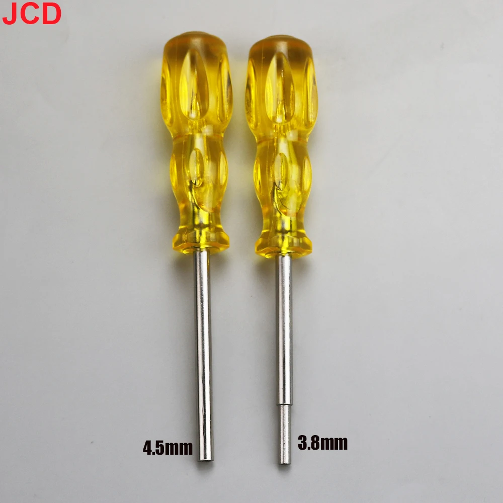 JCD 보안 드라이버 수리 도구 게임비트, N64 NES SNES NGC SEGA SFC MD 게임보이 컬러 게임 도구, 3.8mm, 4.5mm, 1 개