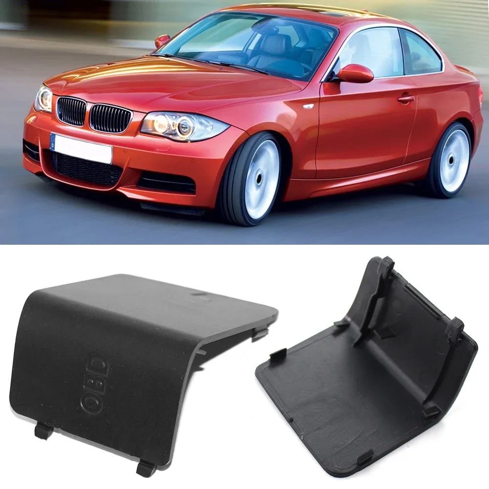 OBD Diagnostic  Plug Cover Kick Panel Trim Cap Car Interior Kick Plate Cover for BMW 1 Series E81 E82 E84 E87 E88 3