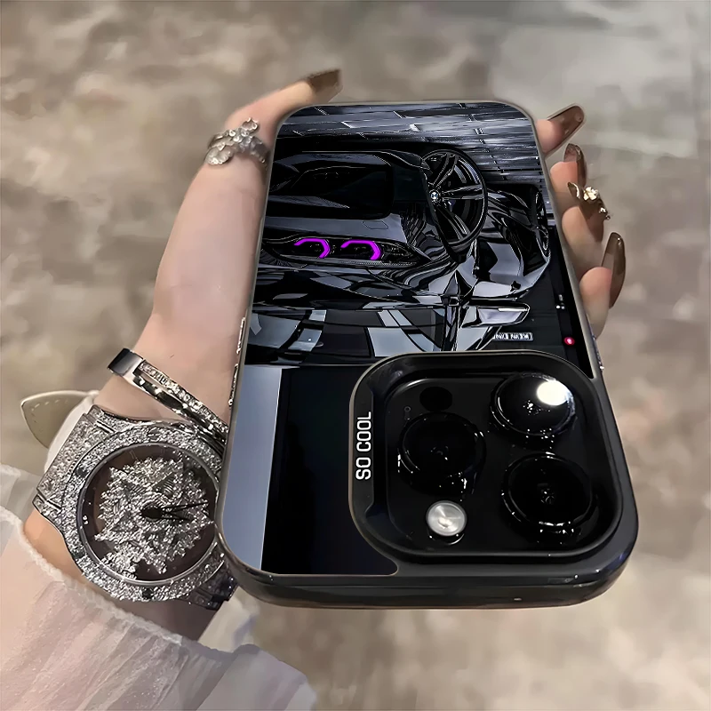 Luxury Sports Car Laser Phone Case - Anti-Fall Matte Cover